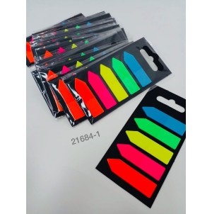 MJ21684-1 LEMBRETE DE PAPEL, AUTO-ADESIVO----CX:2400PÇS/SUB:120PÇS-MUL:60PÇS 