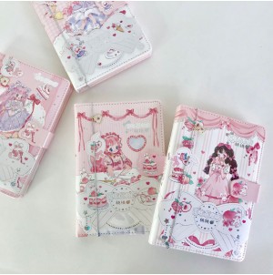 REF:32K-MJ6290 CADERNO C/ FOLHAS DECORADAS ------CX:80PÇS/ MIN:20PÇS/ MUL:20PÇS