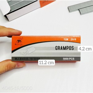  GRAMPO P GRAMPEADOR DE ACO TAMAN:MJ-B4045-19/5000 CX 100 PÇS SUB 20 PÇS MUL/20