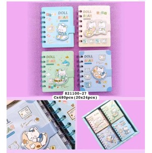 CADERNO. REF:821100-27. CX:480PÇS/SUB:60PÇS-MUL/24PÇS