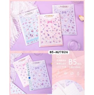 CADERNO. REF:B5-MJ7824 MUL/12