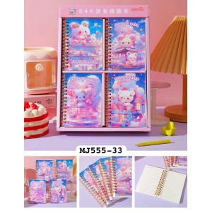 CADERNO. REF:MJ555-33. 20 PCS/CX