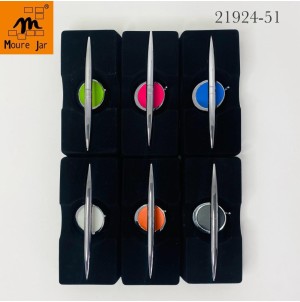 MJ21924-51 CANETA ESFEROGRAFICA RETRATIL CORPO METAL----CX:100PÇS/SUB:50PÇS  -MUL:10PÇS  