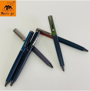 MJ 21355-47 A BX C/12 CANETA ESFEROGRAFICA, RETRATIL, DE CORPO METALICO-----CX:600PÇS/MIN:60PÇS-BOX:12PÇS