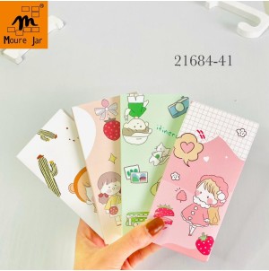 MJ-R21684-41 LEMBRETE DE PAPEL, AUTO-ADESIVO. CX 600PÇS SUB 60 MUL/12