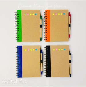 REF:MJ-W22051-58 CADERNO DE ANOTAÇÃO ------------- CX:168PÇS/MIN:84PÇS/MUL:12PÇS