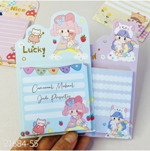 REF:MJ-L21684-55 LEMBRETE DE PAPEL, AUTO-ADESIVO. CX 720 PÇS SUB 120PÇS MULT/12