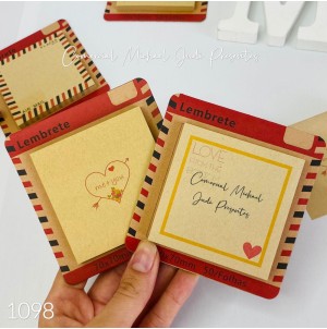 LEMBRETE DE PAPEL AUTO-ADESIVO MJ1098 CX 7200PÇS SUB 144PÇS MUL/36