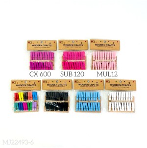 REF:MJ-22493-6 MUL/ 12 CLIPS PARA PAPEL, DE MDF. CX 600 PÇS SUB 120 PÇS MUL/12