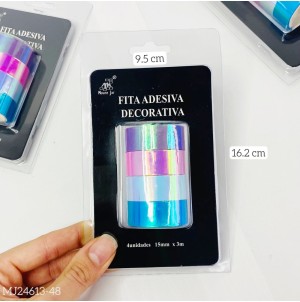  FITA ADESIVA MJ-J24613-48 CX 288PÇS SUB 72PÇS MUL/12