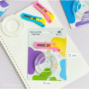 FITA ADESIVA  DE POLIPROPILENO, DE LARGURA NAO SUPERIOR MJ-24613-53 CX 480 PÇS SUB 120 PÇS MUL/20