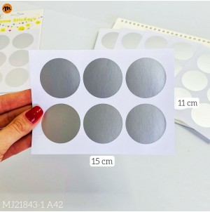 ETIQUETA ADESIVA DE PAPEL:MJ-21843-1 A42 CX1200PÇS SUB 120PÇS MUL/12