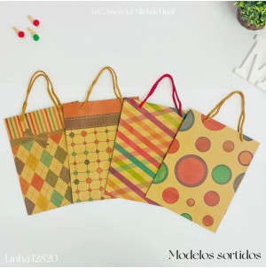 REF:MJ-12820-4 A1 SACOLA DE PAPELAO, MEDINDO:31,50X42X9,50CM ---------- CX 300PÇS/MIN:60 PÇS/MUL/12