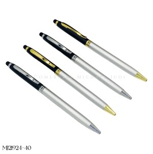 MJ21924-40  CANETA ESFEROGRAFICA RETRATIL CORPO METAL------CX:600PÇS/MIN:60PÇS-BOX:12PÇS