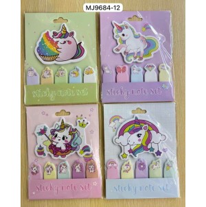 REF: MJ-L9684-12 LEMBRETE DE PAPEL, AUTO-ADESIVO. CX1200 PÇS SUB 120 PÇS MUL/12