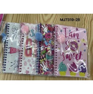 CADERNO. REF: MJ7319-2A/B CX 160 SUB 80 MUL/40 ---------- CX160PÇS/MIN80PÇS/MUL40PÇS