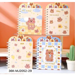 CADERNO. REF:36K-MJ2052-29--------CX:144PÇS/MIN:36PÇS-MUL:12PÇS
