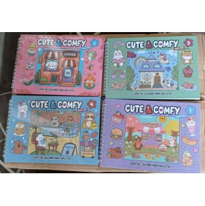 REF:A4-MJ-6165-8B CADERNO PARA PINTAR ESTILO BOBIEE GODS ----------- CX:60PÇS/MIN:30PÇS-MUL:30PÇS