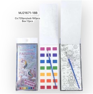 REF: MJ-21671-18B CARTELA ADESIVA DE PAPEL, COM DESENHOS ------------ CX:720PÇS/SUB:120PÇS-BOX:12PÇS   